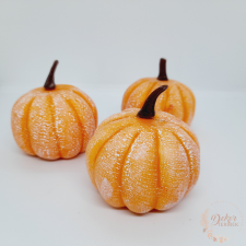  Dekor tök - hamvas narancs dekorációs kellék