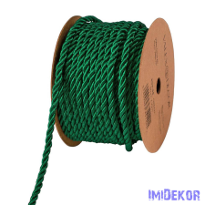  Dekor zsinór 3mm x 10m - Fényes Zöld dekorációs kellék
