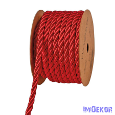  Dekor zsinór 5mm x 5m - Fényes Piros dekorációs kellék