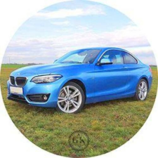 DEKORA Kék BMW tortaostya sütés és főzés