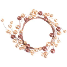  Dekorácia MagicHome Vianoce, veniec, berries, zlatý, 15 cm karácsonyi dekoráció