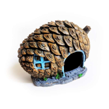 Dekoráció H0000187 toboz házikó 16x11x10,5 cm hüllőfelszerelés