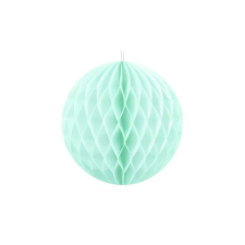 Dekoráció - papír gömb - világoszöld - 30cm party kellék