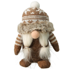  Dekorációs figura - Orrtörp babzsák (barna) fajáték