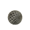  Dekorációs gömb, fekete, ezüst színben