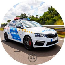  Dekorációs ostya - Rendőrautó sütés és főzés