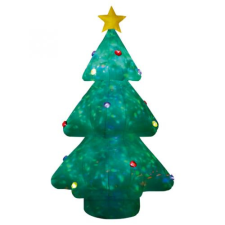 Dekorációs termékek Felfújható karácsonyfa, 240 cm, belső LED projektorral műfenyő