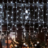Dekorációs termékek Home DLFJ 200/WH LED-es fényfüggöny, 5 m / 200 db hidegfehér LED, állófényű, fehér vezeték, sorolható, kül- és beltéri kivitel