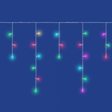 Dekorációs termékek iSparkle LED-es jégcsap fényfüzér, SMART, RGB, 108 LED, IP44 karácsonyfa izzósor