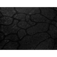  Dekoratív  polipropilén szövet kő mintázattal fekete színben 1 m méteráru