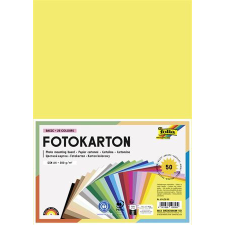  Dekorkarton, A4, 300 g, 25x2 lap, FOLIA, vegyes színek kreatív papír