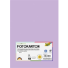  Dekorkarton, A4, 300 g, 50 lap, FOLIA, halvány orgonalila