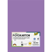  Dekorkarton, A4, 300 g, 50 lap, FOLIA, sötét orgonalila kreatív papír