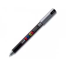  Dekormarker 0,7-1mm, Uni Posca PC-1M ezüst filctoll, marker