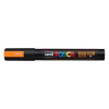  Dekormarker, 1,8-2,5 mm, UNI "Posca PC-5M", fluor narancs