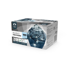 Dekortrend Kültéri LED Fényfüzér 180 db HIDEG FEHÉR LED-del kültéri izzósor