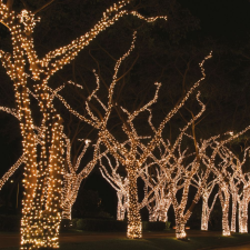 Dekortrend Kültéri toldható jégszikrázó fényfüzér, Meleg fehér, 5 méter, 50 LED kültéri izzósor