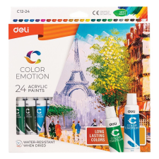 Deli Deli Color Emotion (gouache) 12ml 24db/csomag tempera készlet tempera