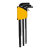 Deli Tools EDL232309H imbuszkulcs Golyós végű imbuszkulcs Metrikus 9 dB