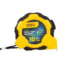 Deli Tools EDL3799Y mérőszalag 10m / 25mm (sárga) mérőszerszám