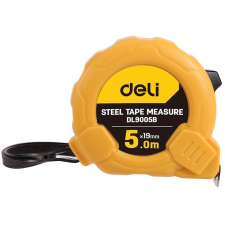 Deli Tools EDL9005B mérőszalag 5m / 19mm (sárga) mérőszerszám