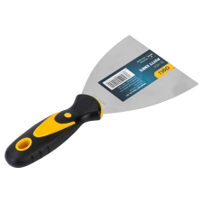 Deli Tools EDL-HD4 fali spatula #fekete-sárga kőműves és burkoló szerszám