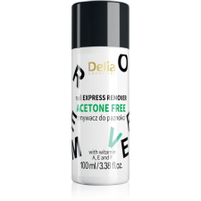 Delia Cosmetics Nail Express körömlakklemosó vitaminokkal 100 ml körömlakk lemosó, zseléfixáló