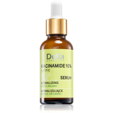 Delia Cosmetics Niacinamide 10% + zinc regeneráló szérum arcra, nyakra és dekoltázsra 30 ml arcszérum