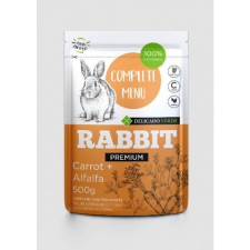 Delicado Verde Complete Menu Rabbit | Teljes értékű nyúltáp - 400 g rágcsáló eledel
