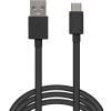 delight 1m fekete USB Type-C adatkábel