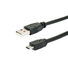 delight 20327 USB-A apa - Micro USB apa 2.0 Adat és töltőkábel - Fekete (3m) (20327) kábel és adapter