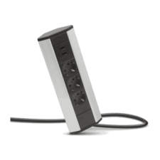 delight 20483 Sarokelosztó - 3 db aljzat, 2 USB port hosszabbító, elosztó