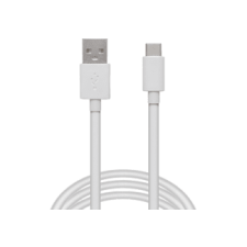 delight 55550Wh1 Adatkábel - USB Type-C, fehér színű, 1 m kábel és adapter