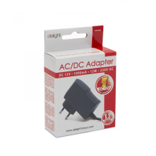 delight Adapter 12V/12W1000mA mobiltelefon kellék