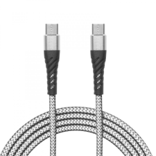 delight Adatkábel - Type-C - Type-C fehér - 2 m kábel és adapter