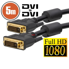 delight Dual-Link DVI kábel, 5 m (20392) kábel és adapter
