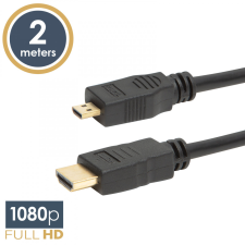 delight Micro HDMI kábel • HDMI dugó - micro HDMI dugó 2 m kábel és adapter