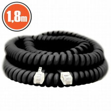 delight Spirál telefonvezeték,4P/4C, 1,8 m kábel és adapter