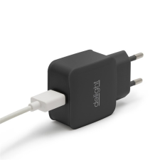 delight Telefon töltő - 1db USB, 5V/1.2A, Fekete okosóra kellék