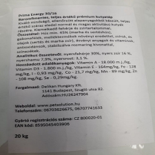 Delikan Prima Energy Red Meat kutyatáp 20kg kutyaeledel