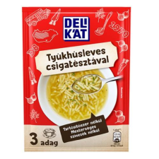 Delikát Instant tésztás leves DELIKÁT Tyúkhúsleves csigatésztával 40g alapvető élelmiszer