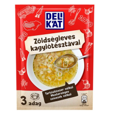 Delikát Instant tésztás leves DELIKÁT Zöldségleves kagylótésztával 44g alapvető élelmiszer