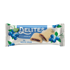 DELITES áfonya ízű szósszal töltött piskóta szelet - 25g csokoládé és édesség