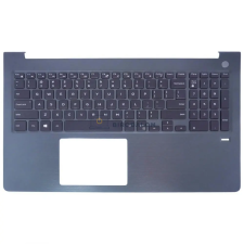 Dell Vostro 15 5568 gyári billentyűzet palmresttel (US kiosztás, háttérvilágítással, sötétszürke) laptop alkatrész