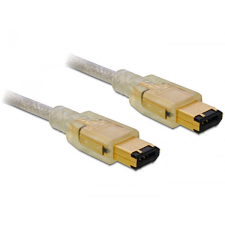 DELOCK 1 méteres FireWire összekötő kábel (6/6 tűs) kábel és adapter