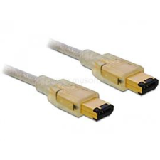 DELOCK 1 méteres FireWire összekötő kábel (6/6 tűs) (DL82573) kábel és adapter