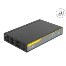 DELOCK 2,5 Gigabit Ethernet Switch 8 port (87782) (del87782) hub és switch