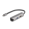 DELOCK 61060 USB-C apa - HDMI/USB-C/USB-A anya Adapter (61060)