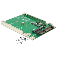 DELOCK 62544 2.5" konverter SATA 22 Pin > M.2 NGFF (62544) kábel és adapter