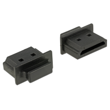 DELOCK 64029 Porvédő HDMI - Fekete (10db/csomag) (64029) asztali számítógép kellék